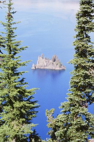 Phantom Ship in Crater Lake