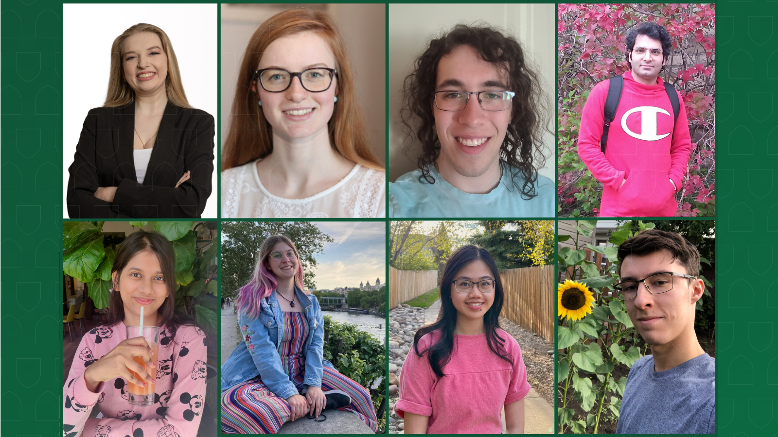 Photos of 2022 undergraduate award winners