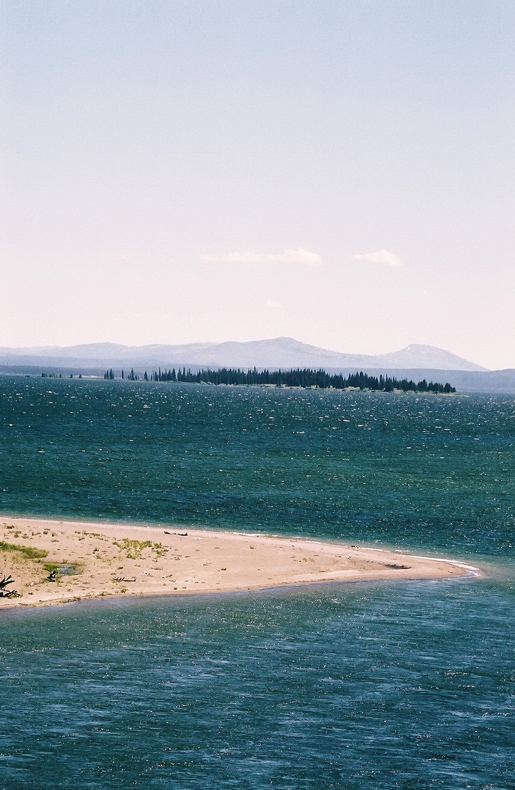 Yellowstone Lake and Mountains