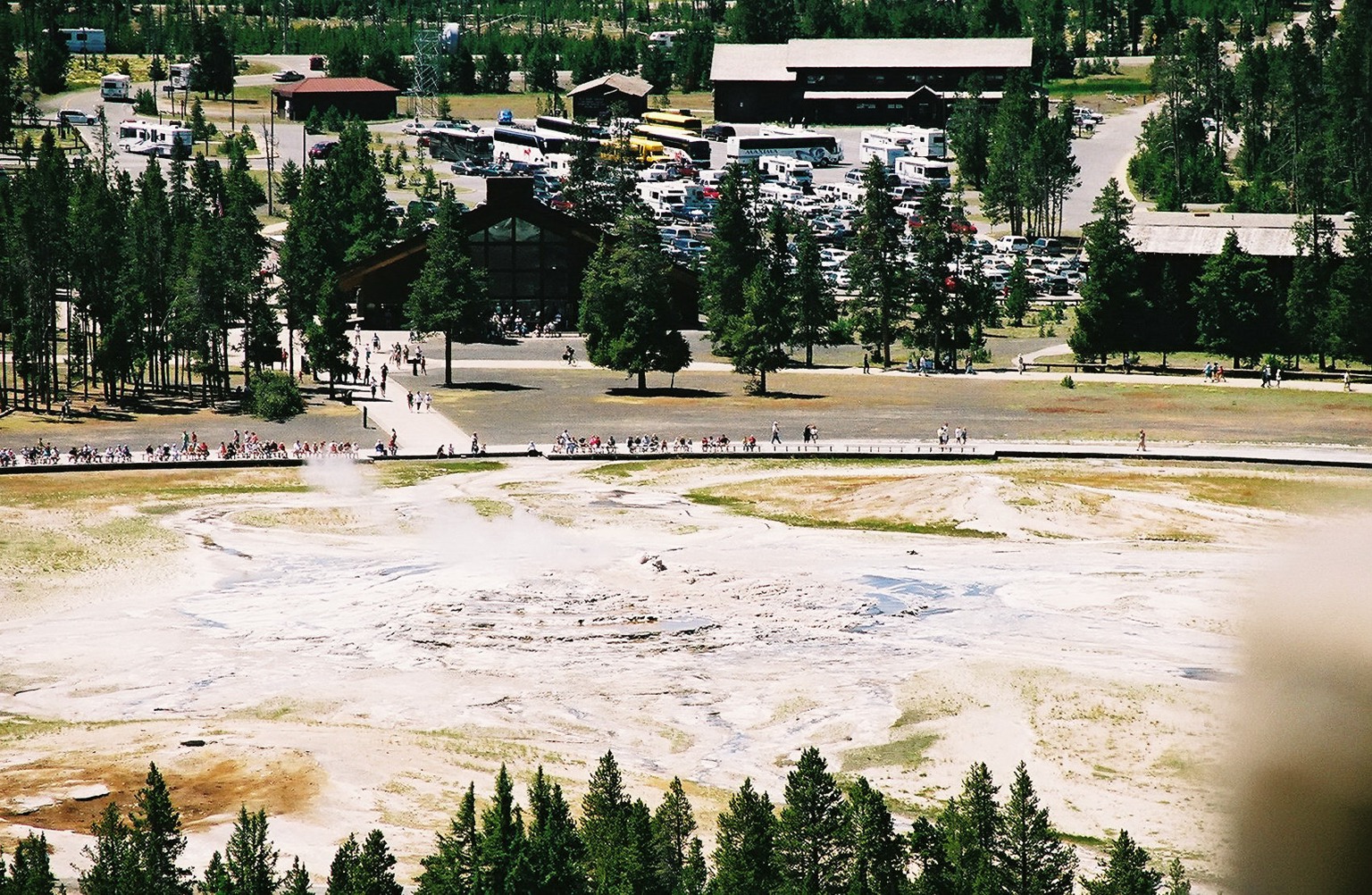 Old Faithful from the Hill