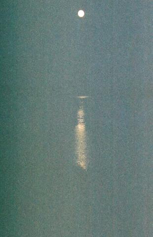 Full Moon on Yellowstone Lake
